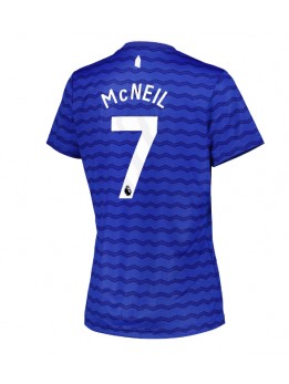 Billige Everton Dwight McNeil #7 Hjemmedrakt Dame 2025-26 Kortermet